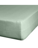 Prześcieradło wysokie elastan 180x200x30 z gumką miętowe Eurofirany