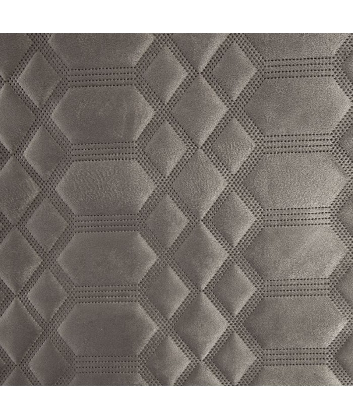 Narzuta velvet Ariel 2 220x240 ciemnobeżowa Eurofirany Narzuta velvet Ariel 2 220x240 ciemnobeżowa