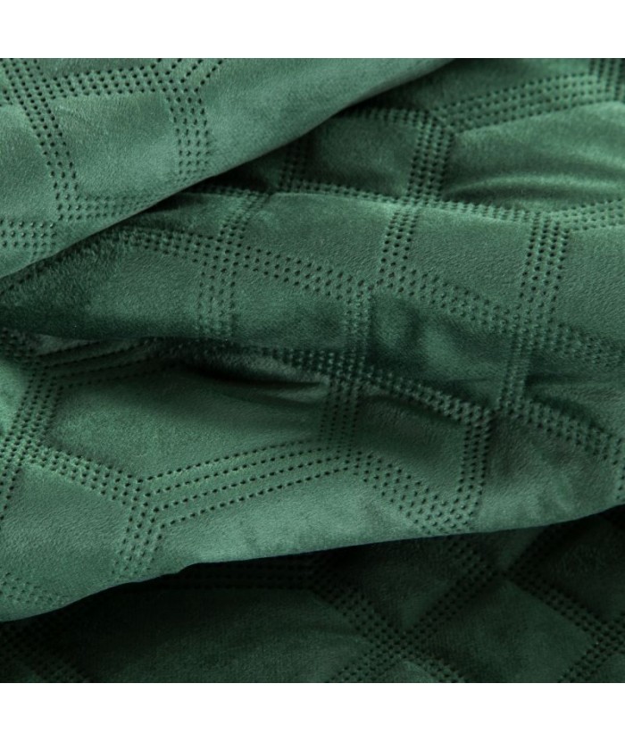 Narzuta velvet Ariel 2 220x240 ciemnozielona Eurofirany Narzuta velvet Ariel 2 220x240 ciemnozielona