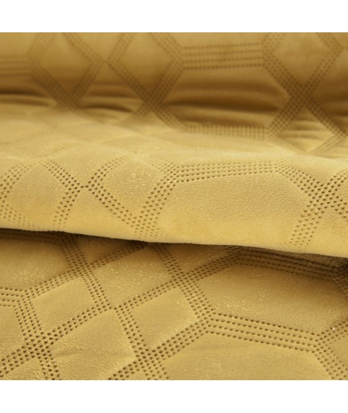 Narzuta velvet Ariel 2 170x210 miodowa Eurofirany Narzuta velvet Ariel 2 170x210 miodowa