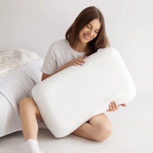 Poduszka termoplastyczna 72x42x10 niska Celeste Extra Soft LaCama Poduszka termoplastyczna 72x42x10 niska Celeste Extra Soft LaCama
