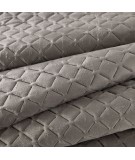 Narzuta velvet Dimon 230x260 ciemnobeżowa