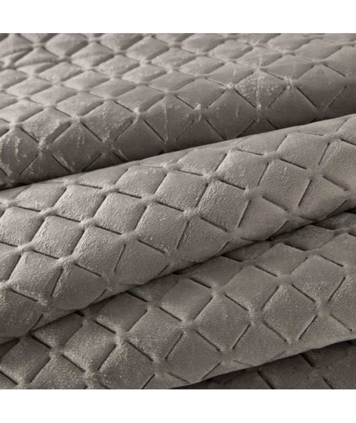 Narzuta velvet Dimon 230x260 ciemnobeżowa