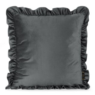 Poszewka velvet 45x45 Brenda stalowa Eurofirany