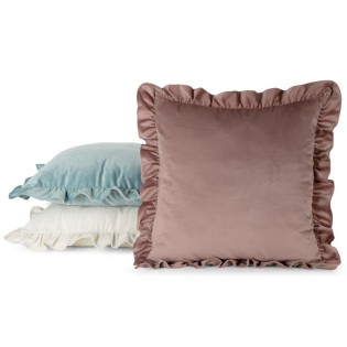Poszewka velvet 45x45 Brenda stalowa Eurofirany