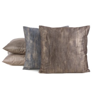 Poszewka velvet 45x45 Estel grafitowa Eurofirany