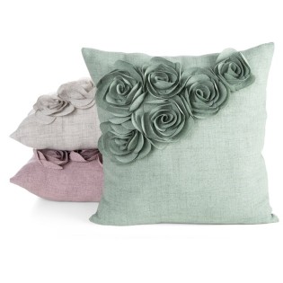 Poszewka 45x45 Flores zielona Eurofirany 