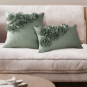 Poszewka 45x45 Flores zielona Eurofirany 