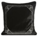 Poszewka velvet 45x45 Royal czarna Eurpfirany