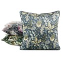 Poszewka velvet 45x45 Velvet 107 granatowa/zielona Eurofirany 