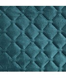 Narzuta velvet Dimon 230x260 ciemnoturkusowa