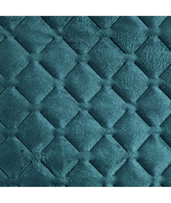 Narzuta velvet Dimon 230x260 ciemnoturkusowa Eurofirany Narzuta velvet Dimon 230x260 ciemnoturkusowa