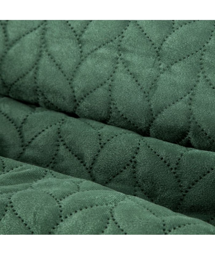 Narzuta velvet Luiz 1 170x210 ciemnozielona