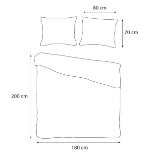 Pościel bawełna 180x200 + 2x70x80cm 71509/1 COTTONLOVE Darymex