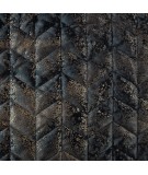 Narzuta velvet Agata 170x210 czarna/złota