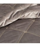 Narzuta velvet Amareta 170x210 beżowa