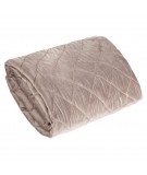 Narzuta velvet Amareta 170x210 beżowa