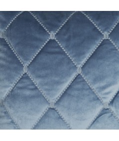 Narzuta velvet Amareta 170x210 niebieska