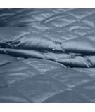 Narzuta velvet Amareta 170x210 niebieska