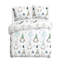 Pościel flanela bawełniana 180x200 + 2x70x80cm 31517/1 FLANELOVE Darymex