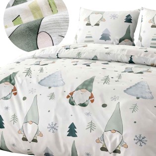 Pościel flanela bawełniana 200x220 + 2x70x80cm 31517/1 FLANELOVE Darymex