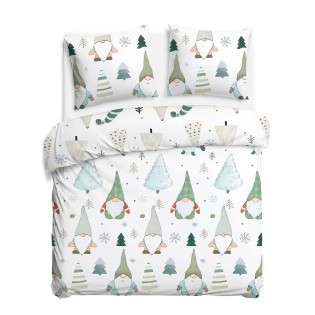 Pościel flanela bawełniana 200x220 + 2x70x80cm 31517/1 FLANELOVE Darymex