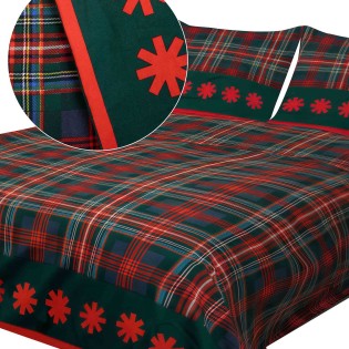 Pościel flanela bawełniana 180x200 + 2x70x80cm 31519/1 FLANELOVE Darymex
