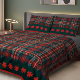 Pościel flanela bawełniana 200x220 + 2x70x80cm 31519/1 FLANELOVE Darymex