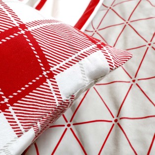 Pościel flanela bawełniana 200x220 + 2x70x80cm 31520/1 FLANELOVE Darymex