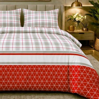 Pościel flanela bawełniana 180x200 + 2x70x80cm 31520/2 FLANELOVE Darymex