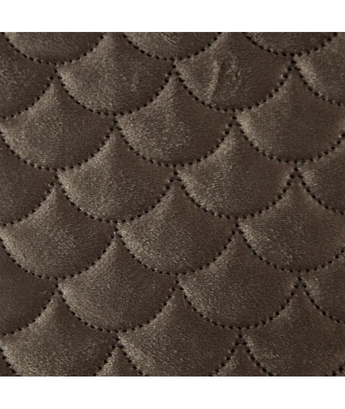Narzuta velvet Ariel 220x240 brązowa Eurofirany Narzuta velvet Ariel 220x240 brązowa