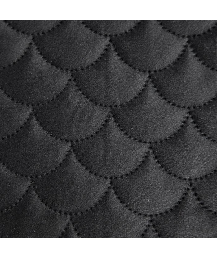 Narzuta velvet Ariel 220x240 czarna Eurofirany Narzuta velvet Ariel 220x240 czarna