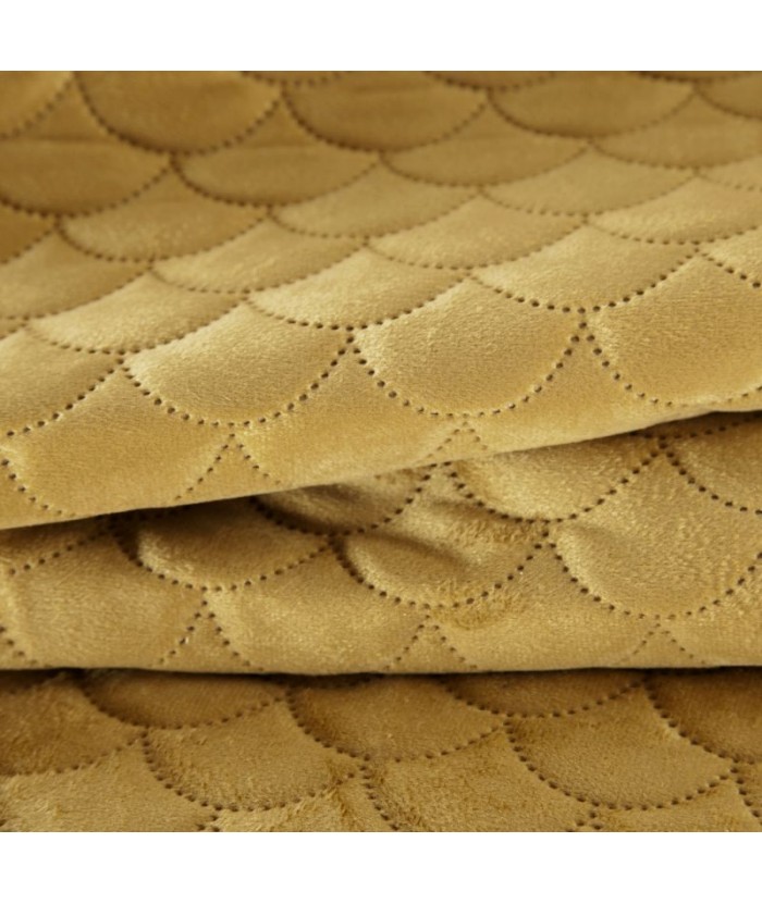 Narzuta velvet Ariel 170x210 miodowa Eurofirany Narzuta velvet Ariel 170x210 miodowa