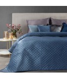Narzuta velvet Ariel 170x210 niebieska