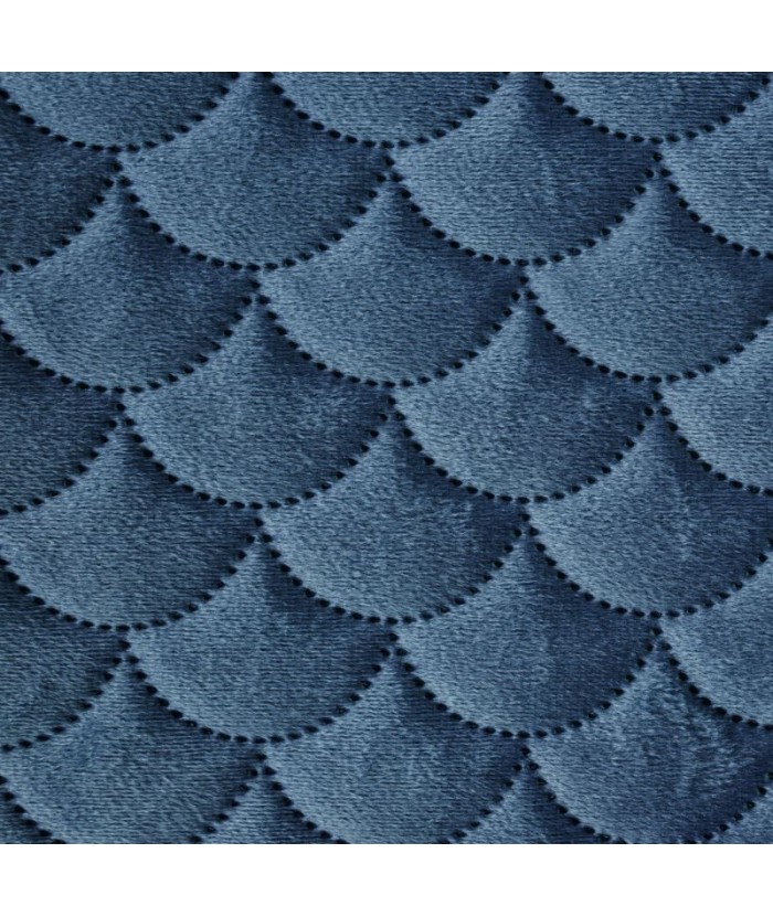 Narzuta velvet Ariel 170x210 niebieska Eurofirany Narzuta velvet Ariel 170x210 niebieska
