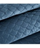Narzuta velvet Ariel 170x210 niebieska