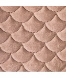 Narzuta velvet Ariel 220x240 pudrowa