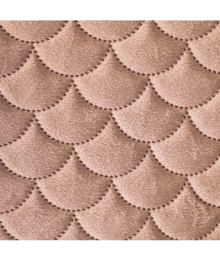 Narzuta velvet Ariel 220x240 pudrowa Eurofirany Narzuta velvet Ariel 220x240 pudrowa