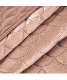 Narzuta velvet Ariel 220x240 pudrowa