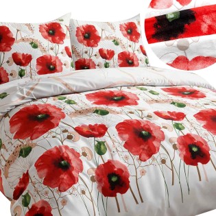 Pościel flanela bawełniana 200x220 + 2x70x80cm 31526/1 FLANELOVE Darymex