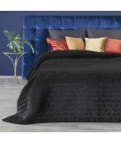 Narzuta velvet Frida 220x240 czarna