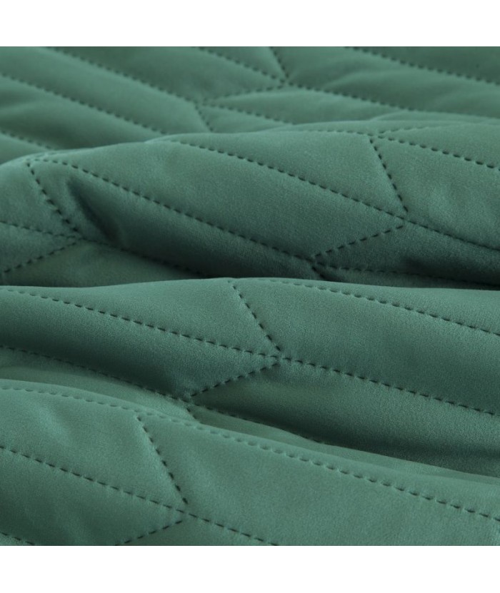 Narzuta velvet Sofia 1 220x240 ciemnozielona