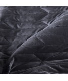 Narzuta velvet Sofia 1 170x210 czarna