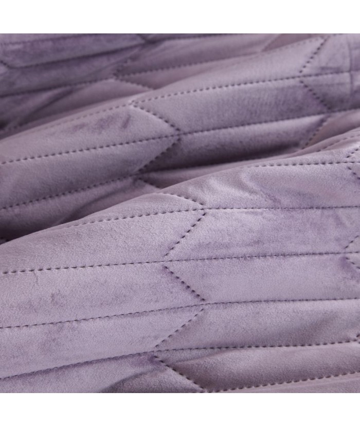 Narzuta velvet Sofia 1 220x240 wrzosowa Eurofirany Narzuta velvet Sofia 1 220x240 wrzosowa