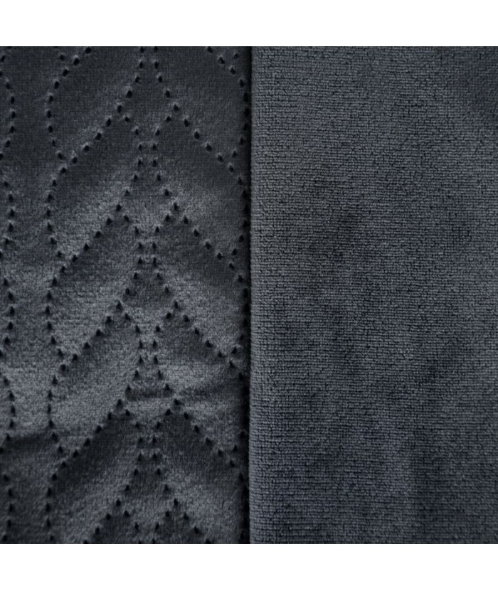 Narzuta velvet Alita 170x210 srebrna Eurofirany Narzuta velvet Alita 170x210 srebrna