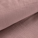 Pościel muślinowa 200x220 + 2x70x80 Muślin jasnoróżowa Eurofirany