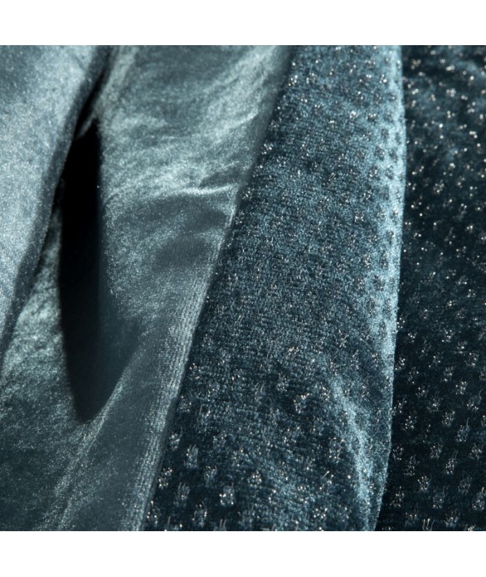 Narzuta velvet Mady 170x210 ciemnoturkusowa