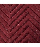 Narzuta velvet Elizia 220x240 bordowa