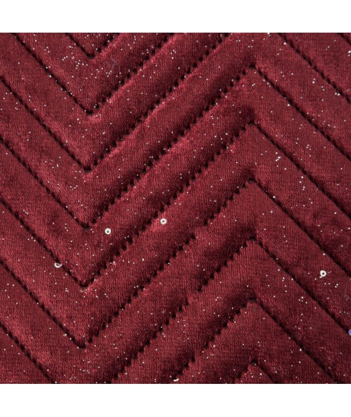 Narzuta velvet Elizia 220x240 bordowa Eurofirany Narzuta velvet Elizia 220x240 bordowa