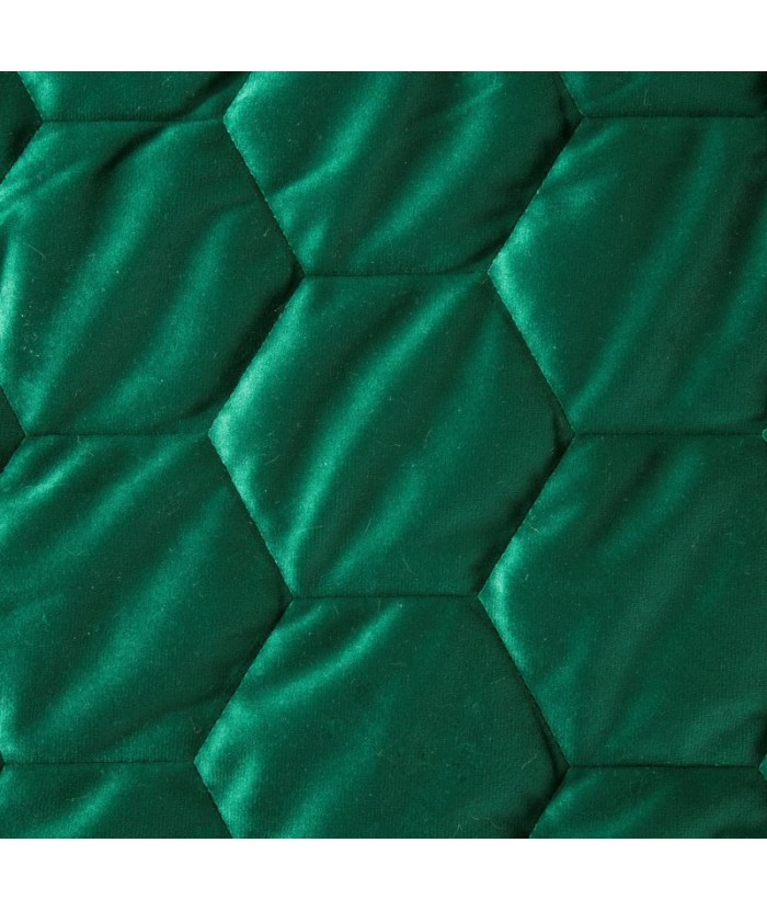 Narzuta velvet Greg 220x240 ciemnozielona Eurofirany Narzuta velvet Greg 220x240 ciemnozielona